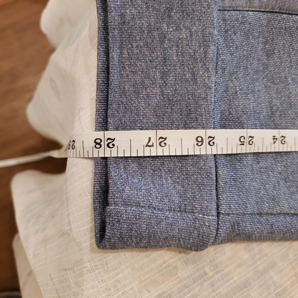 Adidas Essentials Melange French Terry Sweatpants Two Colour Navy/Light Blue - Picture 4 of 4